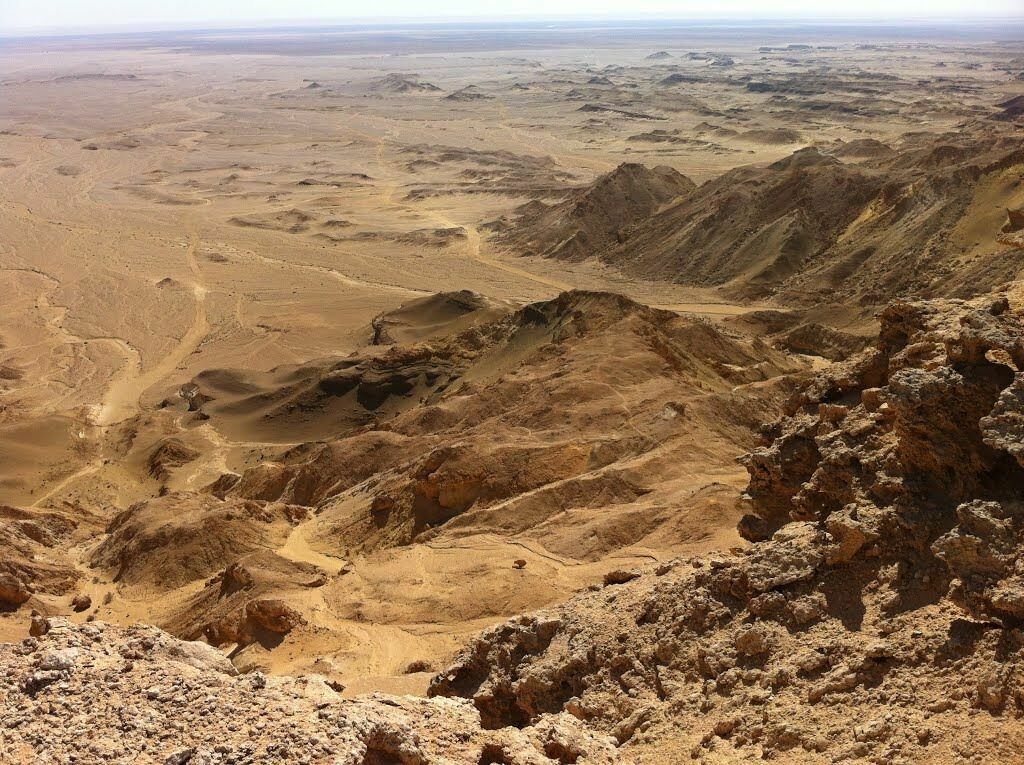 Впадина Каттара близ Средиземного моря в Египте