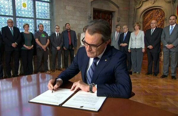 Правительство Каталонии назначило референдум о независимости