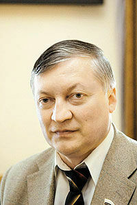 Экс-чемпион мира по шахматам Анатолий Карпов
