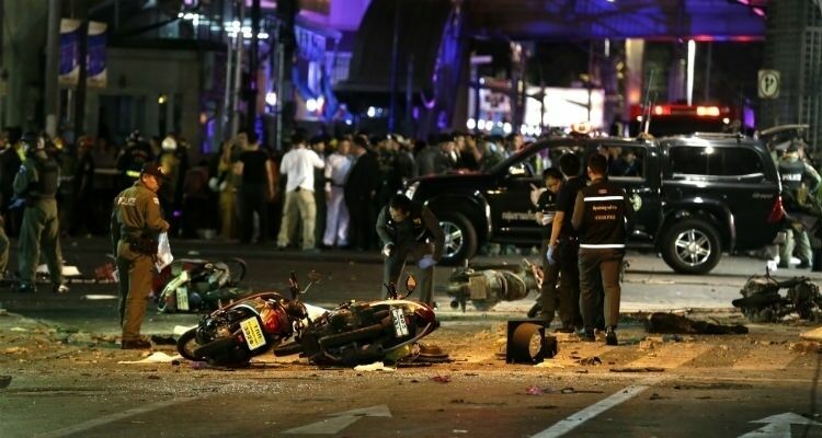 Личность устроителя взрыва в центре Бангкока установлена, заявили власти Таиланда