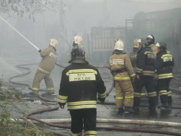 В Ростове ликвидировали очередной пожар: горела трава у зоопарка