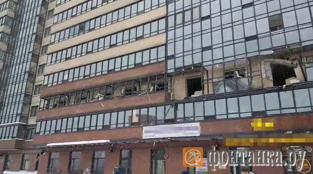 В Петербурге взорвался целый этаж жилого дома