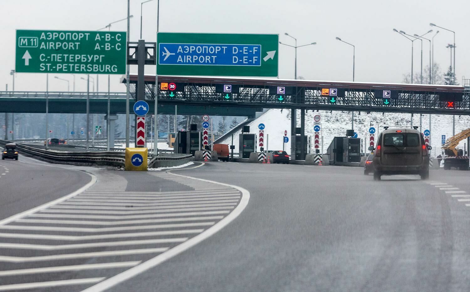 Проезд по новой дороге в Подмосковье обойдется легковушкам в 12 рублей за километр