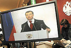 Итоги уходящего года президент Медведев подведет уже сегодня и в прямом эфире