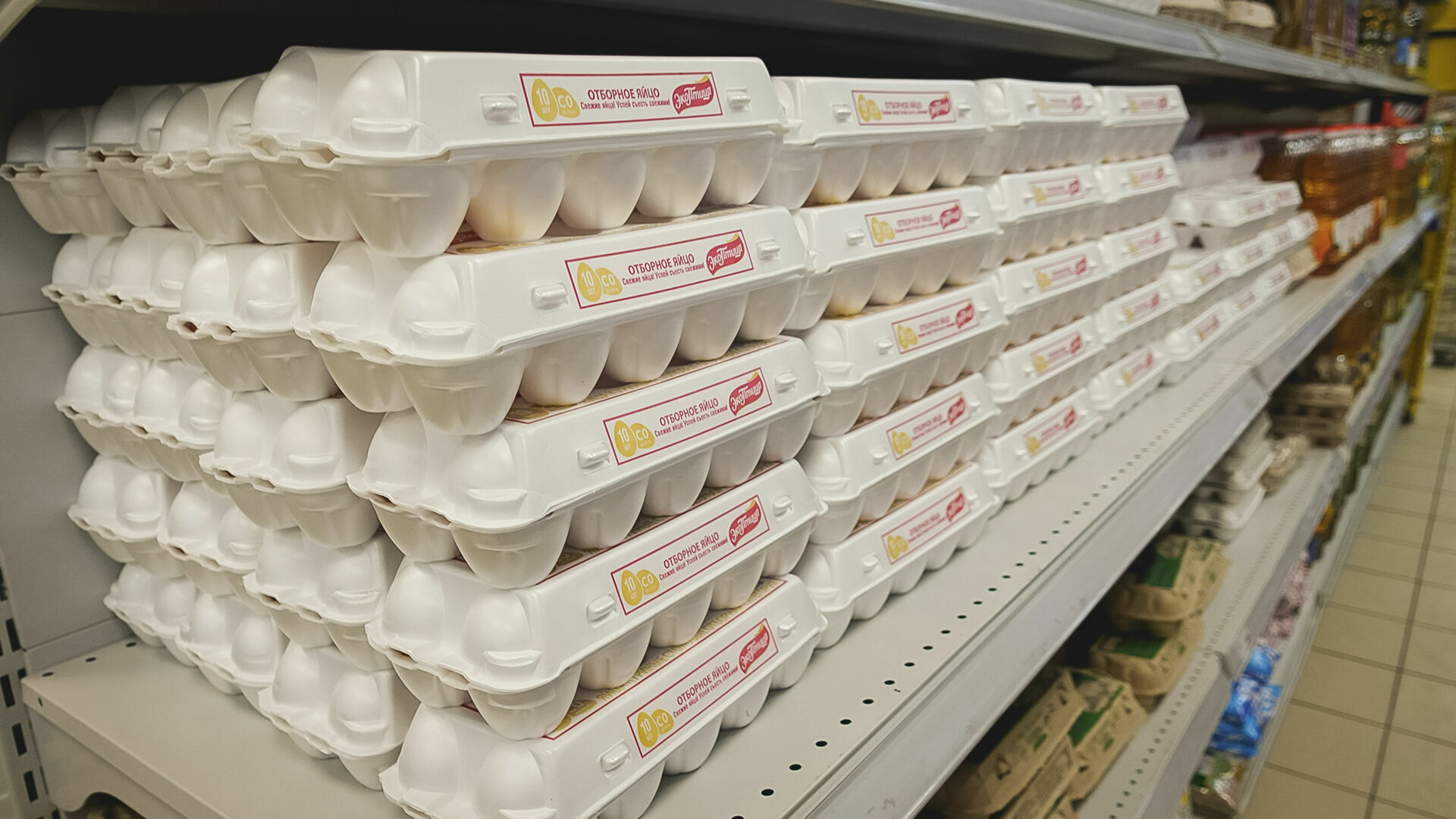 Российские птицефабрики столкнулись с дефицитом импортных яиц
