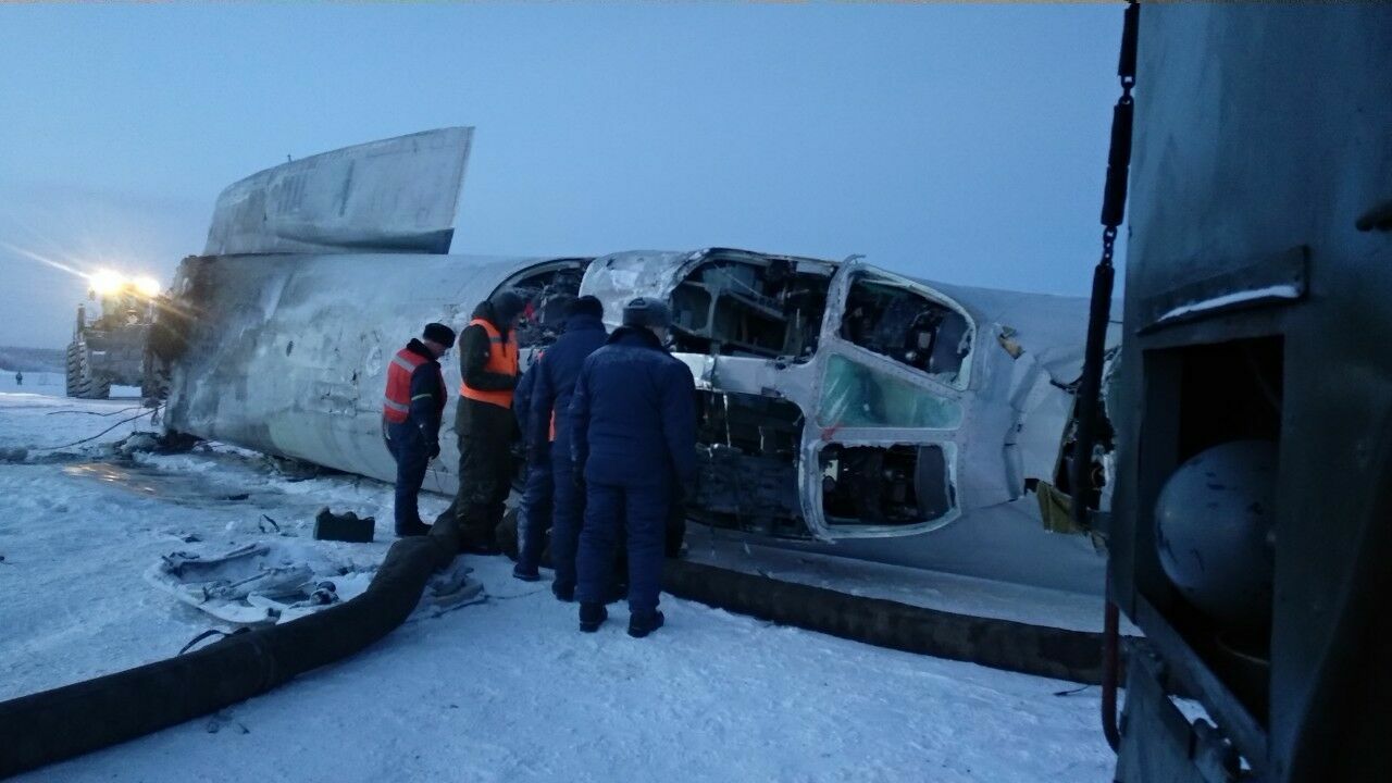 Фото дня: так выглядит упавший во вторник бомбардировщик Ту-22М3