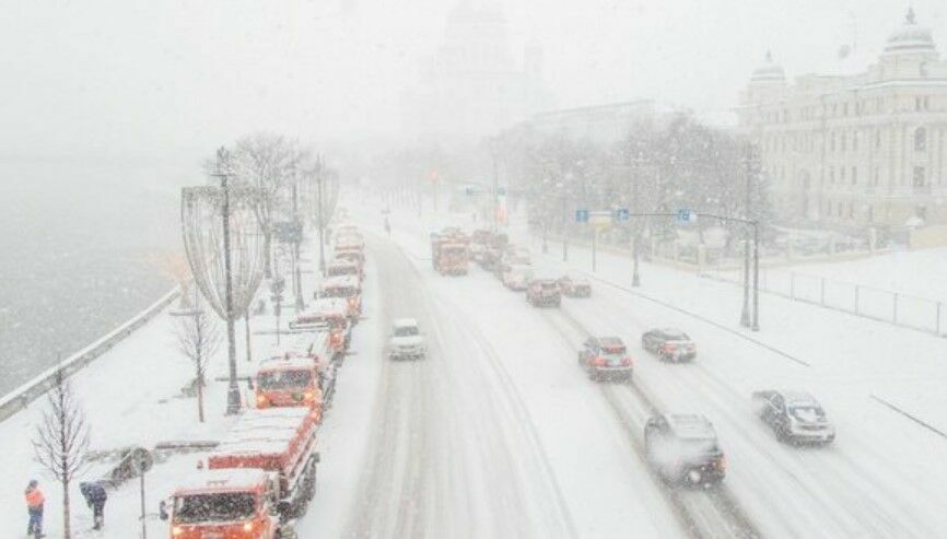 В Москве ожидается пятидневный снегопад