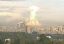 В небе над Петербургом сфотографирован странный гриб