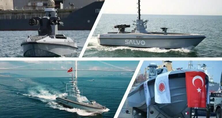 Турция продемонстрировала свои беспилотные боевые катера