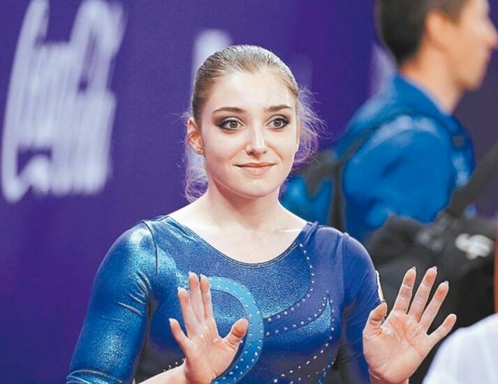 Трехкратная чемпионка Европейских игр по спортивной гимнастике Алия Мустафина
