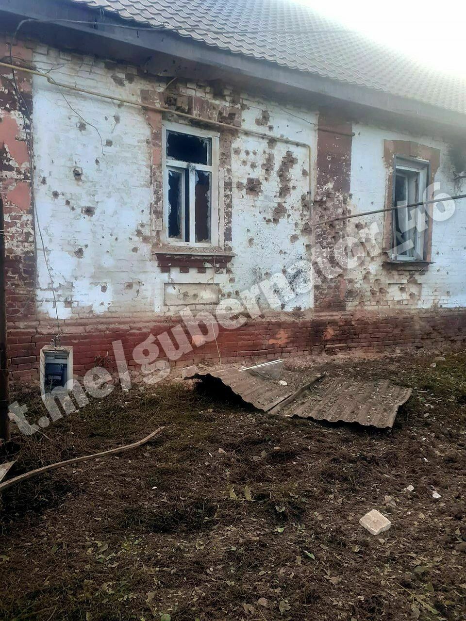 Курский губернатор сообщил о новом обстреле поселка Теткино