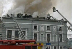 Пожар в театре «Школа современной пьесы» потушен