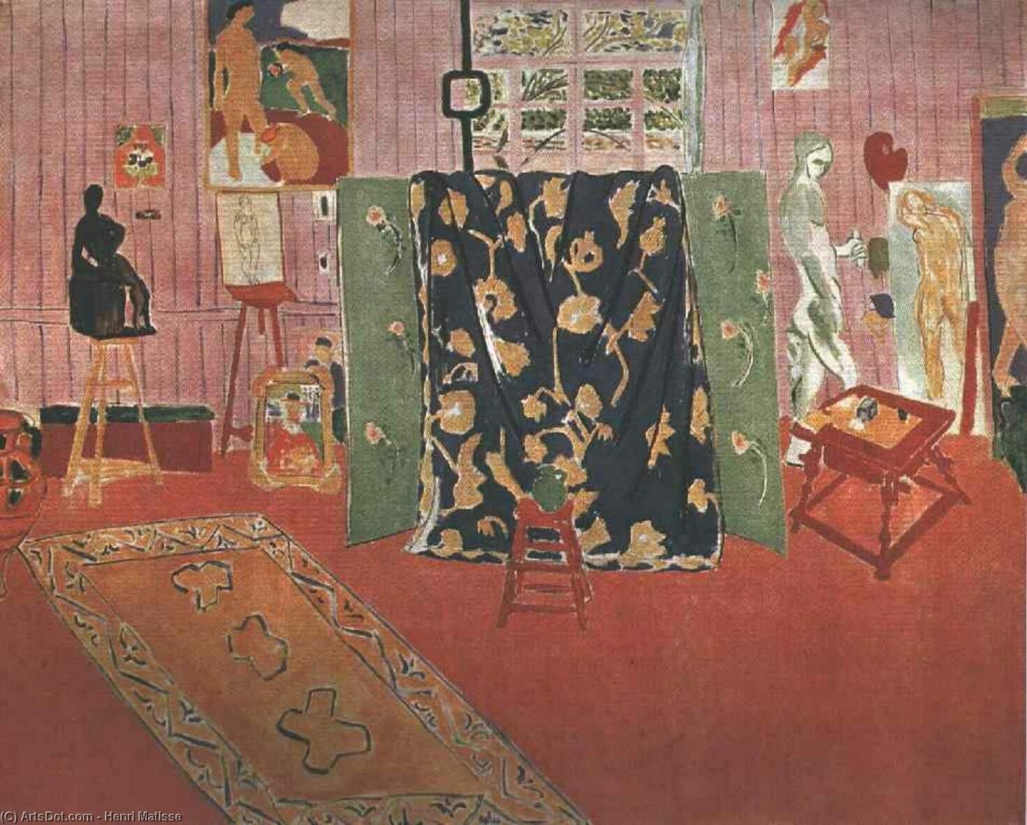 Анри Матисс «Мастерская художника», 1908 год