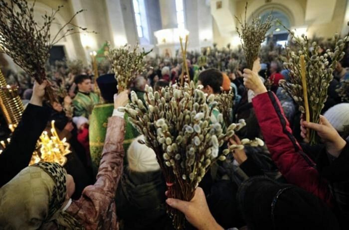 Православные сегодня празднуют Вербное Воскресенье