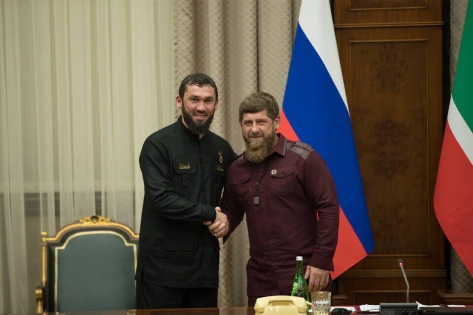 Рамзан  Кадыров  и Магомед Даудов
