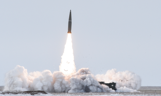 Минобороны показало видео боевого пуска ракеты «Искандер-М»