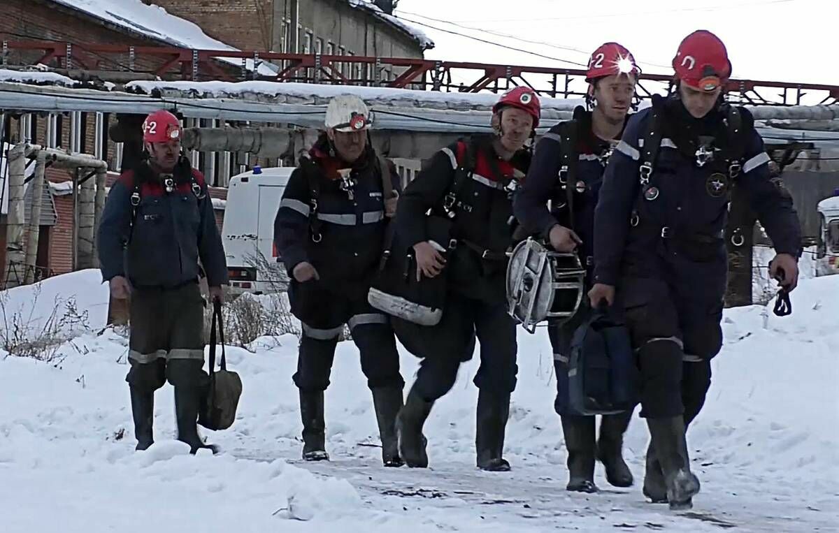 Тело еще одного погибшего на кузбасской шахте «Листвяжная» подняли на поверхность