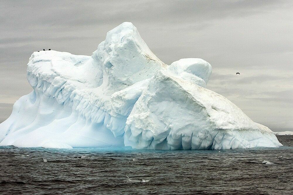 В России впервые переместили айсберг весом в миллион тонн