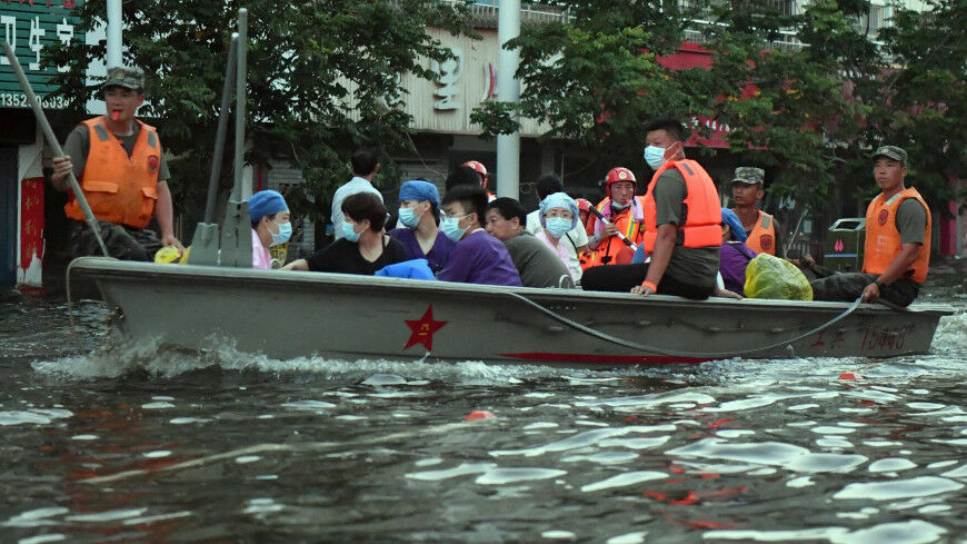 Свыше 120 тысяч человек эвакуировали в Китае в связи с наводнением