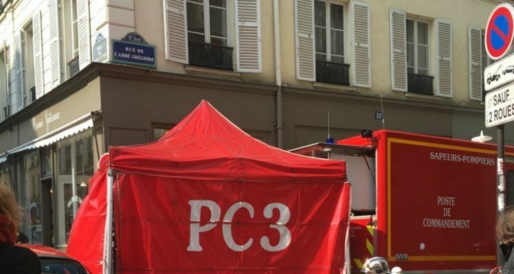 Взрыв прогремел в жилом доме в центре Парижа