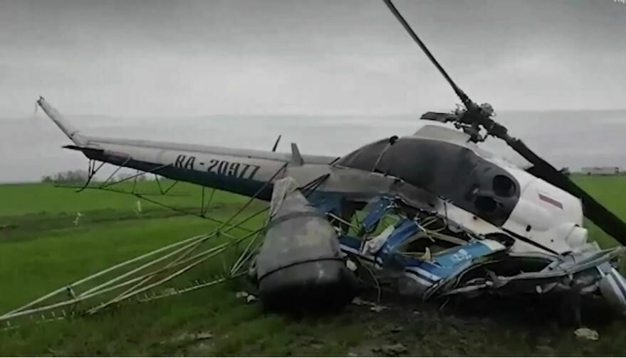 Вертолет Ми-2 разбился под Краснодаром