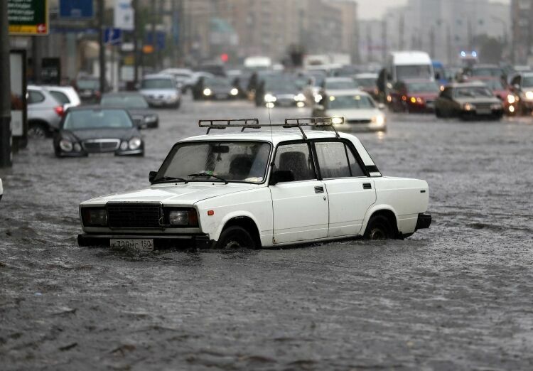 Москва пережила самый сильный дождь за последние 130 лет