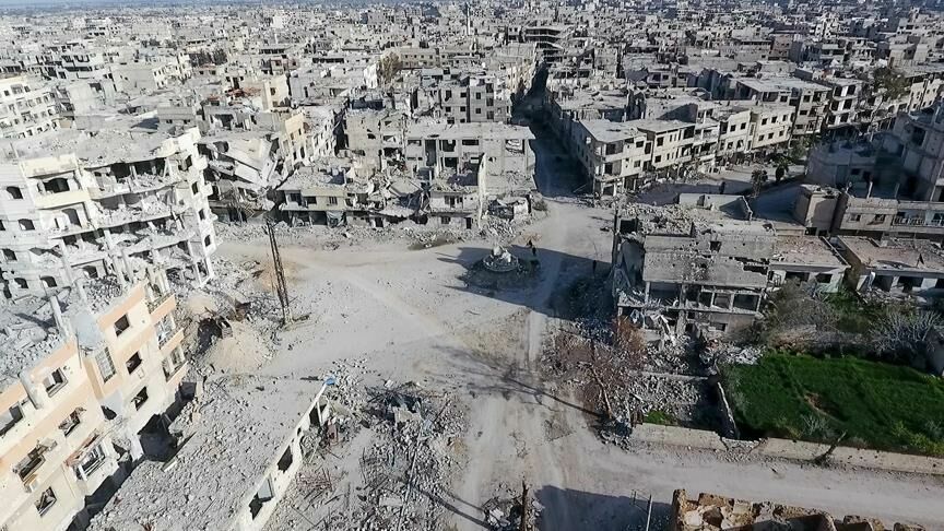 Сирийские правительственные войска разделили осаждённую Гуту на два котла