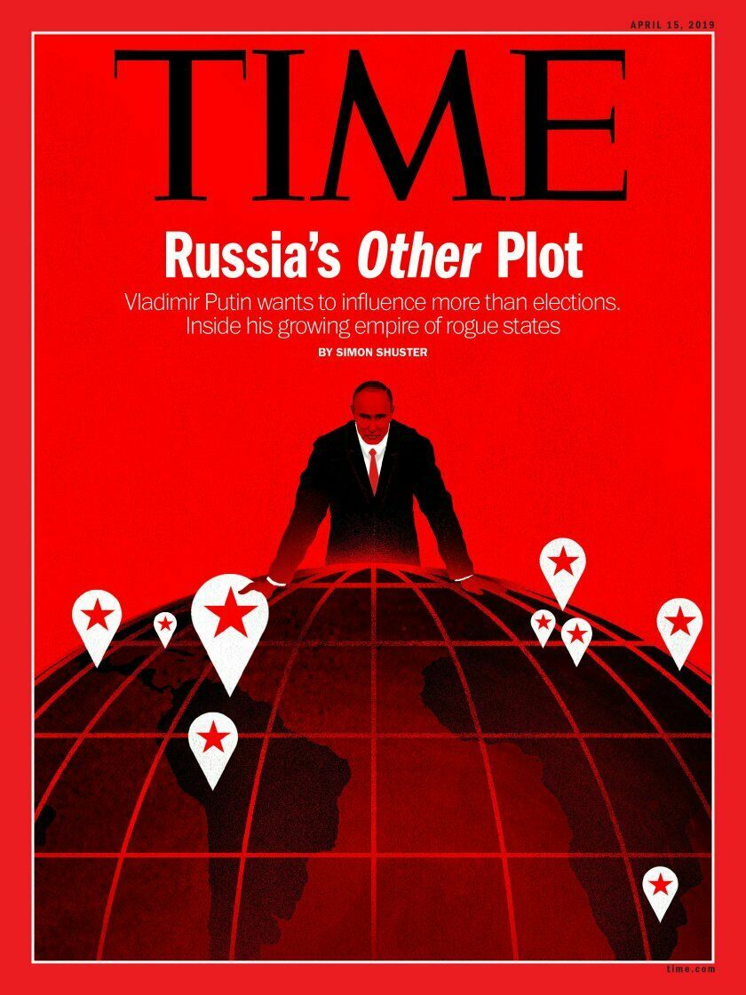 В свежем номере Time Ливия уже значится в числе "русских дел".