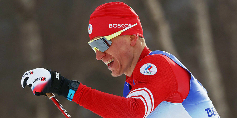 Лыжник Александр Большунов завоевал олимпийское серебро в «классике» на 15 км