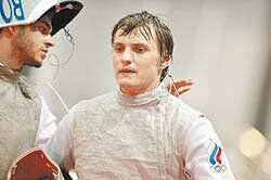 Чемпион мира по фехтованию Алексей Черемисинов