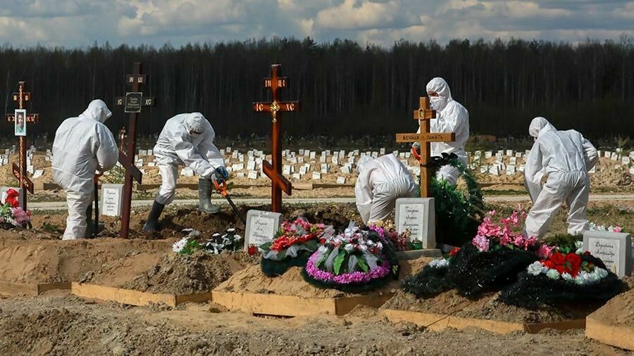 Жертвами ковида в России впервые стали более 1200 человек за сутки