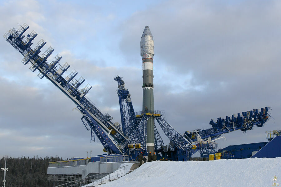 С космодрома "Плесецк" запустили ракету-носитель со спутником ГЛОНАСС