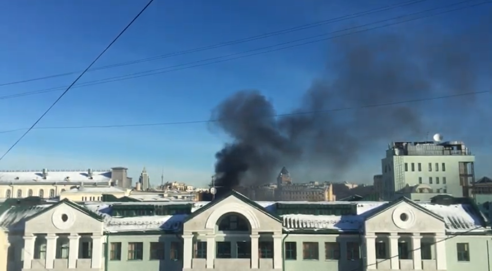 В Москве горит здание консерватории(ВИДЕО)