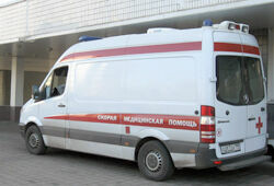 Следовавшая в Москву карета скорой помощи протаранила семь легковушек