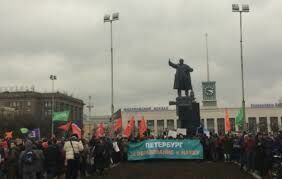 Собчак освистали на митинге в Санкт-Петербурге