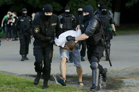 МВД Белоруссии: с 11 на 12 августа задержали более тысячи протестующих