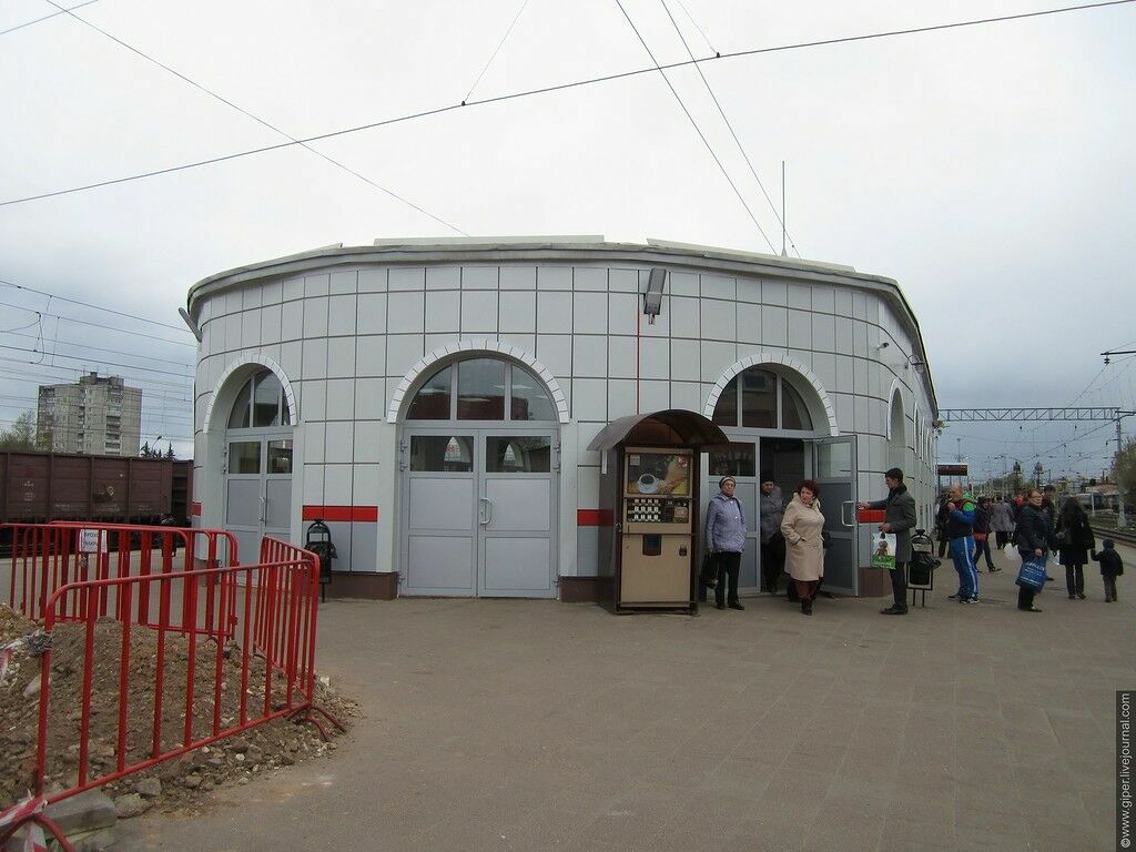 Павильон подземного перехода вокзала в Твери.