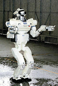 В Японии появился водонепроницаемый робот