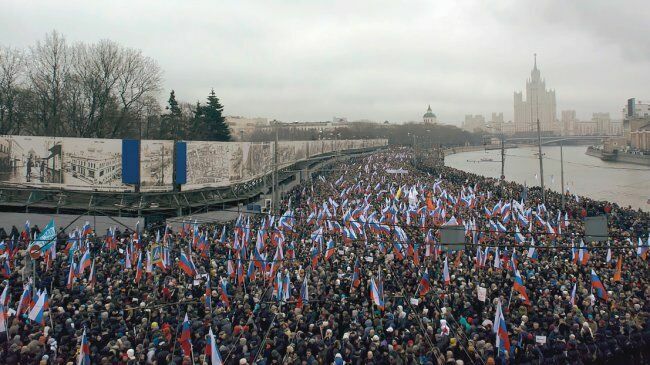 Марш памяти Бориса Немцова, 1 марта 2015 года 