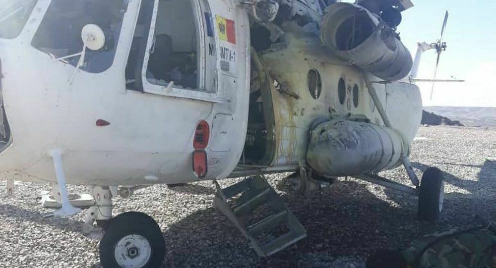 В Кабуле разграбили российский вертолет Ми-8
