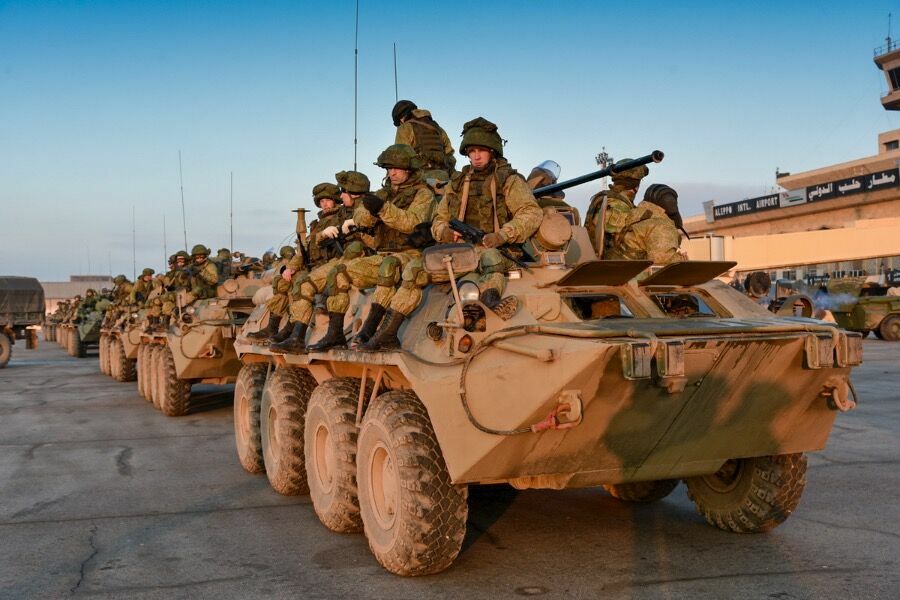 Российские танки в Сирии