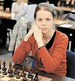 Победитель шахматной олимпиады Татьяна Косинцева