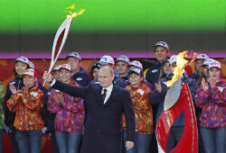 В Сочи завершилась эстафета Олимпийского огня