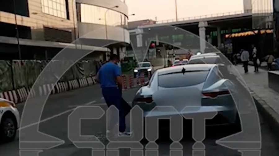 Гражданин бросил гранату в машину около «Москва-Сити» (ВИДЕО)