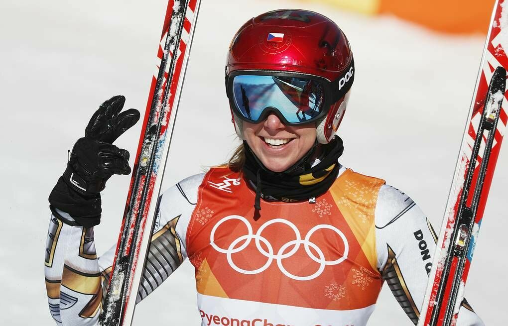 Эстер Ледецкая из Чехии стала первой олимпийской чемпионкой в трех видах спорта
