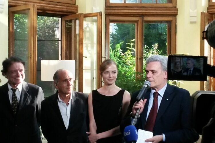 Посол Италии в РФ устроил в Москве прием в честь кинематографистов