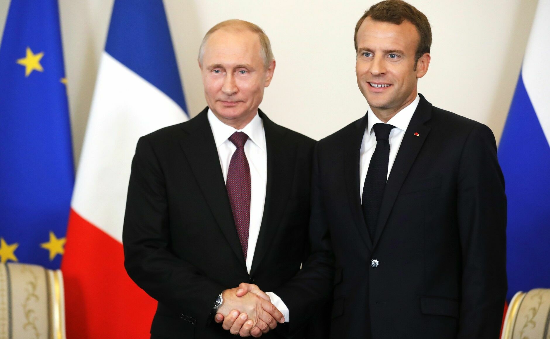 Политолог Рубинский назвал тон переговоров Путина и Макрона дружеским