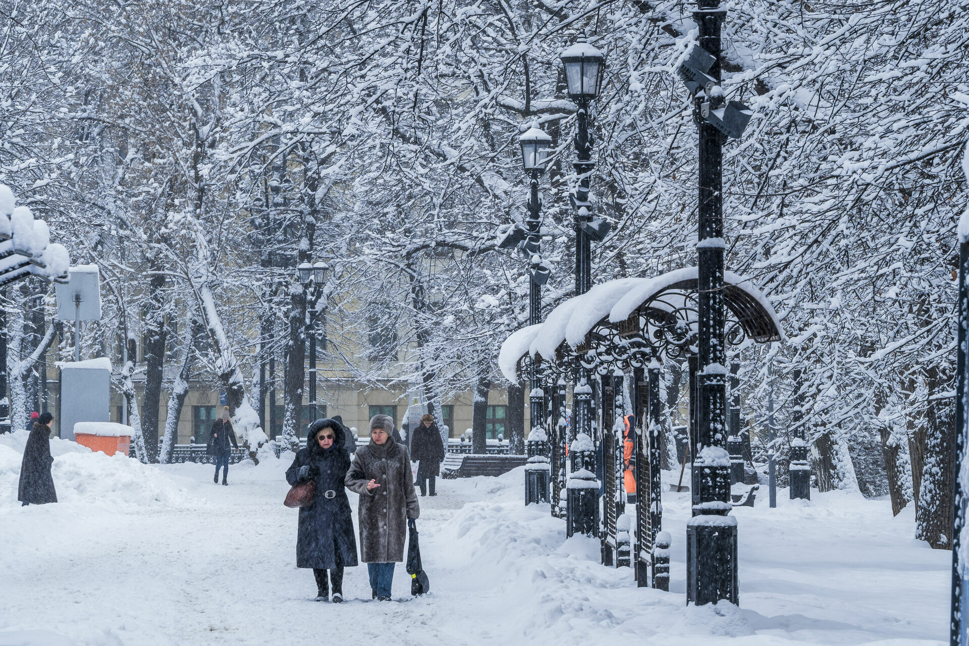 Москвичи переживают самый холодный день зимы