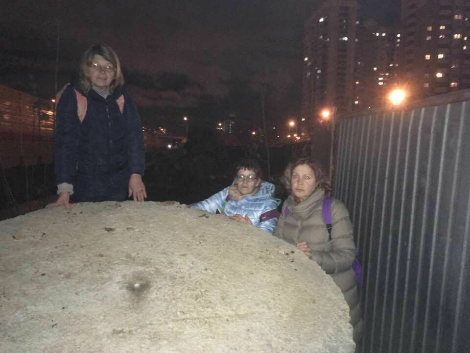 Местным жителям пришлось самим позаботиться о судьбе  памятника Великой Отечественной - чиновники до сих пор возражают против его сохранения на месте линии обороны Москвы.  