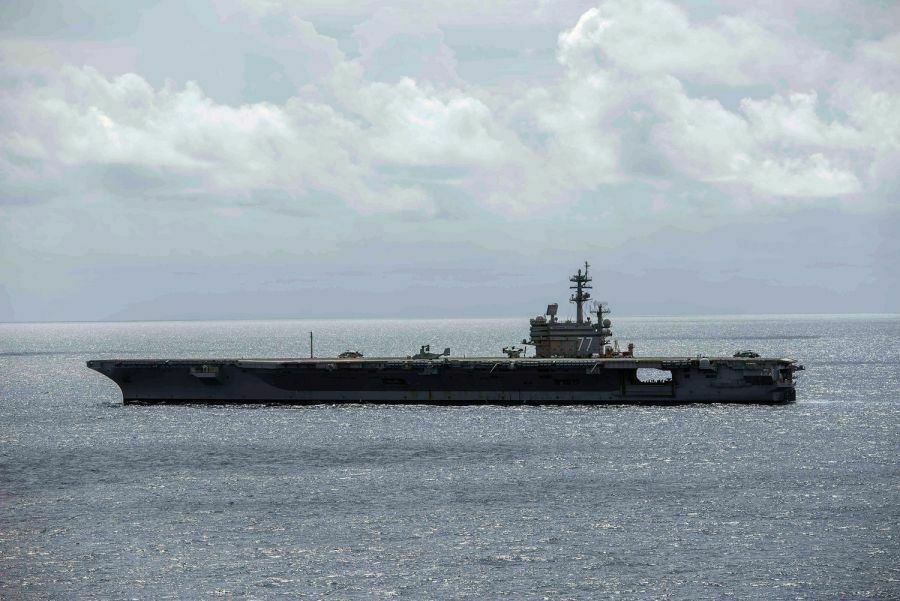 Авианосец USS Джордж HW Буш 3 августа 2018 года 